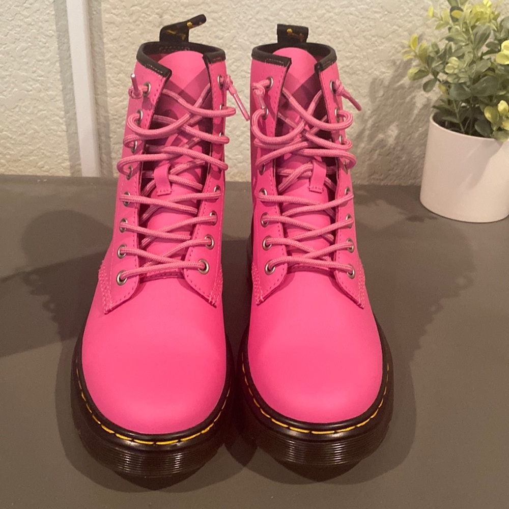 Women’s Pink Dr. Marten’s Boots